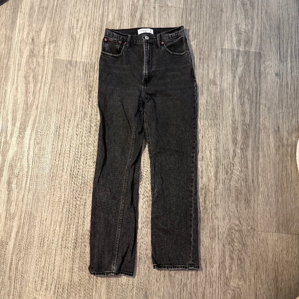 Abercrombie and Fitch Ankle Straight Jeans